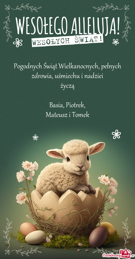 Uśmiechu i nadziei życzą Basia