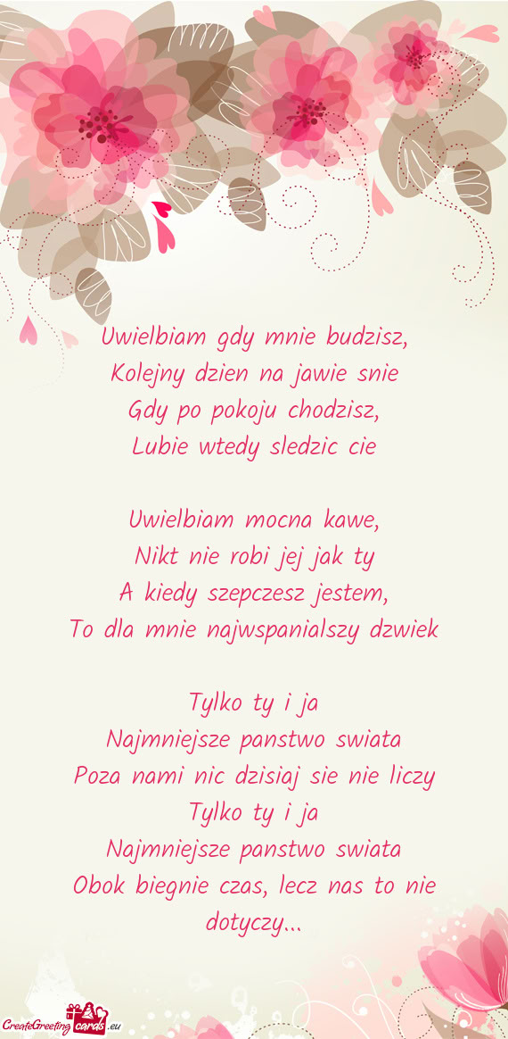 Uwielbiam gdy mnie budzisz