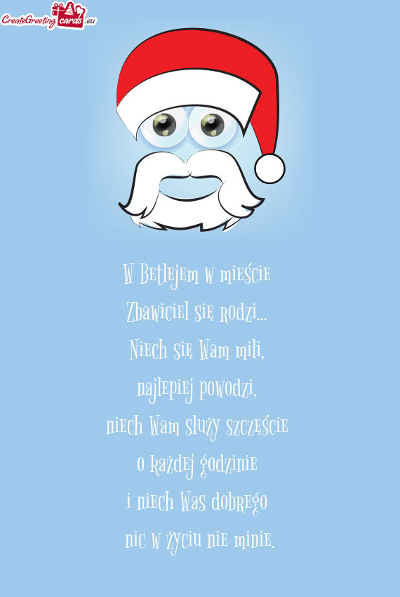 W Betlejem w mieście   Zbawiciel się rodzi...   Niech się Wam mili,