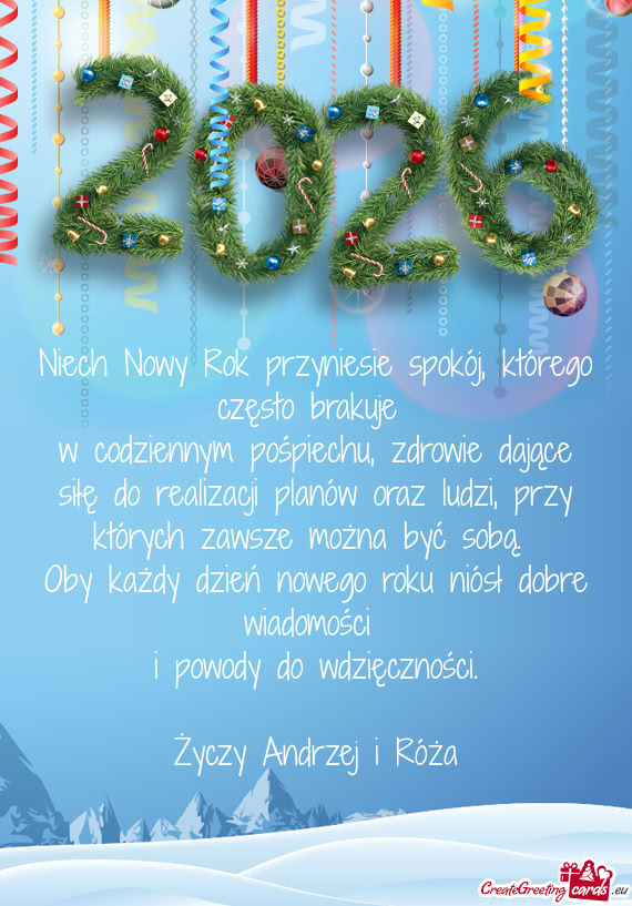 W codziennym pośpiechu, zdrowie dające siłę do realizacji planów oraz ludzi, przy których zaws
