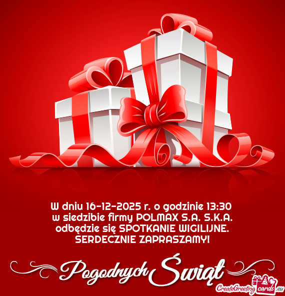 W dniu 16-12-2025 r. o godzinie 13:30