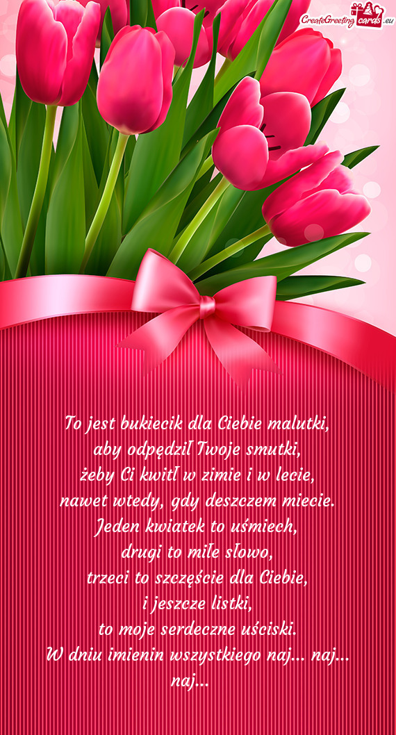 W dniu imienin wszystkiego naj... naj... naj...😘