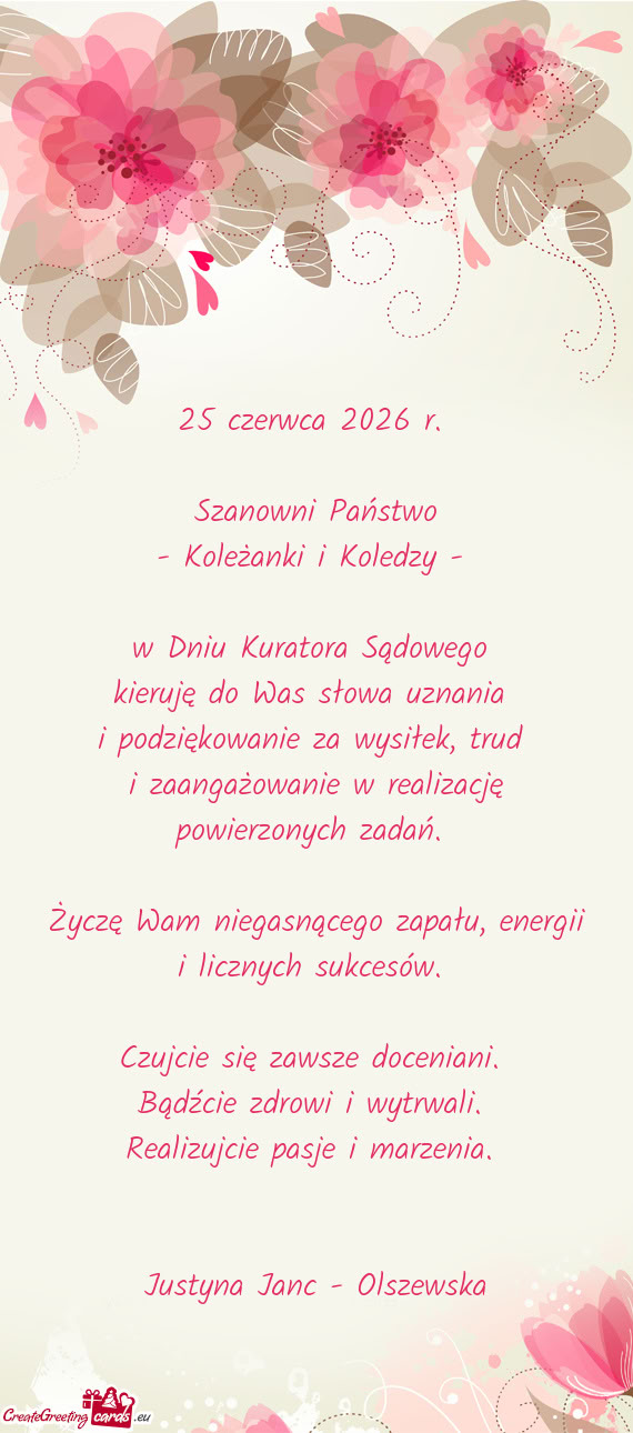 W Dniu Kuratora Sądowego