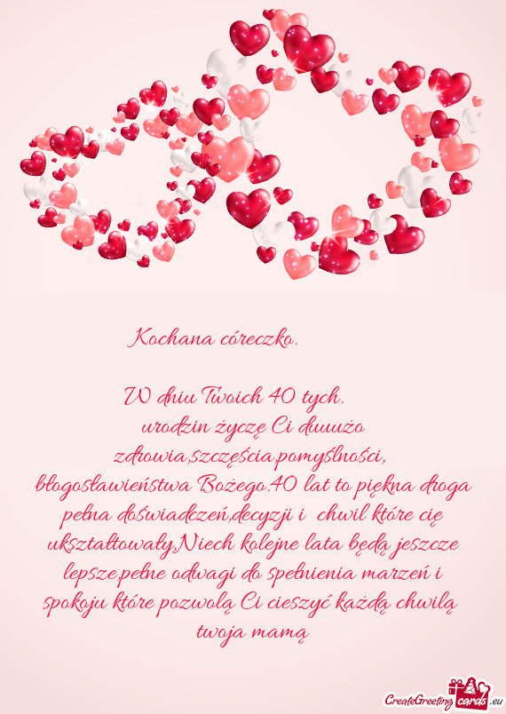 W dniu Twoich 40 tych