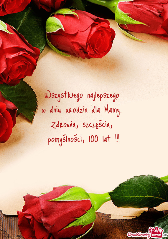 W dniu urodzin dla Mamy