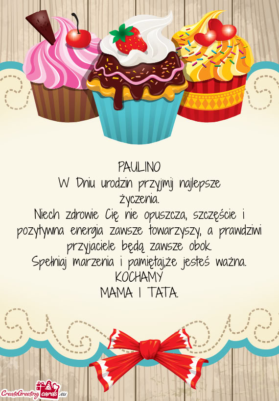 W Dniu urodzin przyjmij najlepsze