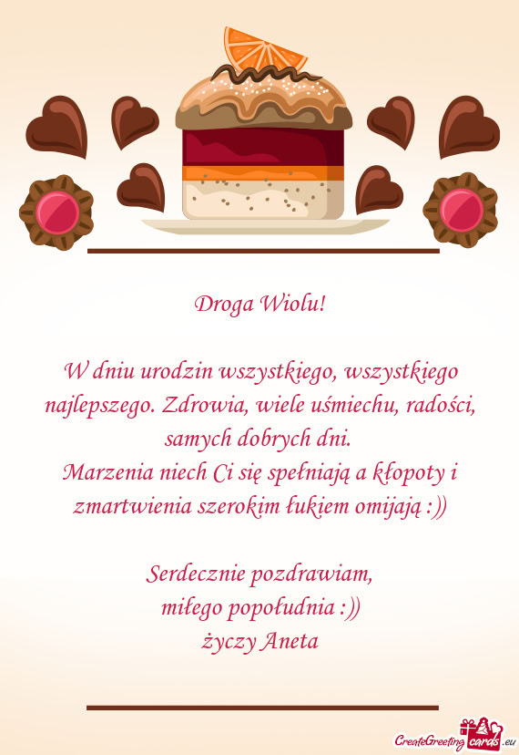 W dniu urodzin wszystkiego, wszystkiego