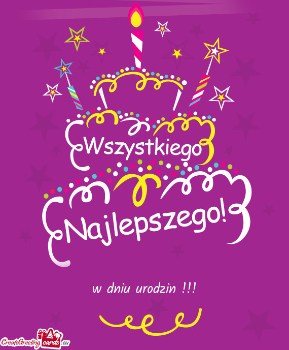 w dniu urodzin !!!