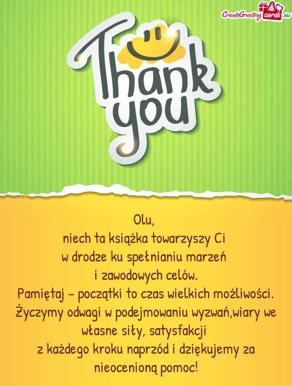 W drodze ku spełnianiu marzeń