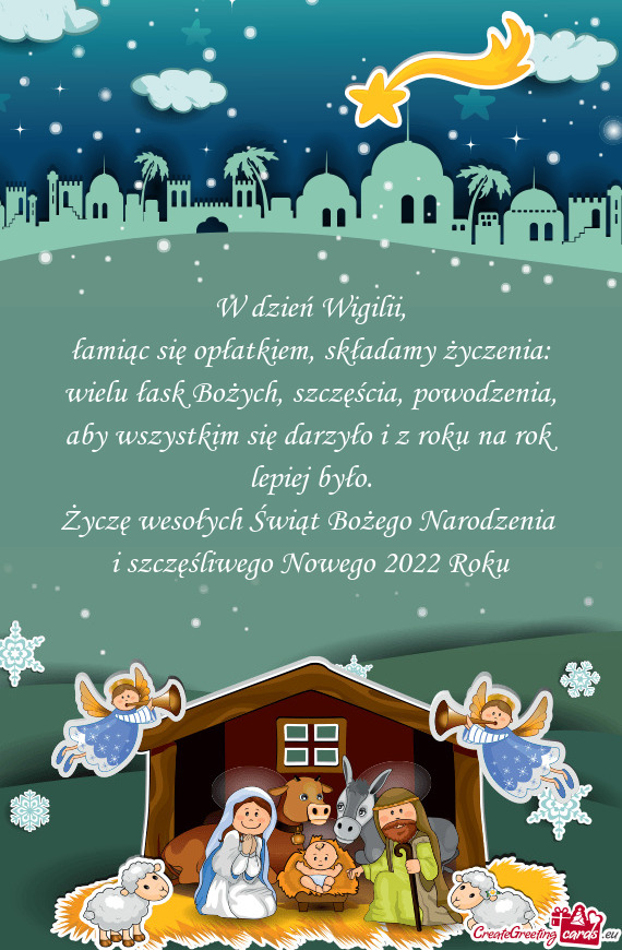 W dzień Wigilii