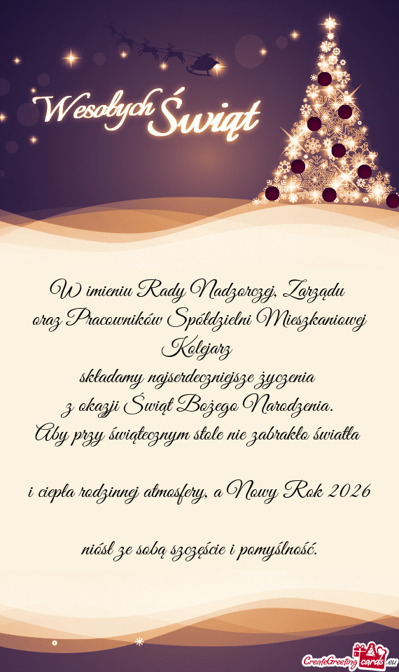 W imieniu Rady Nadzorczej, Zarządu