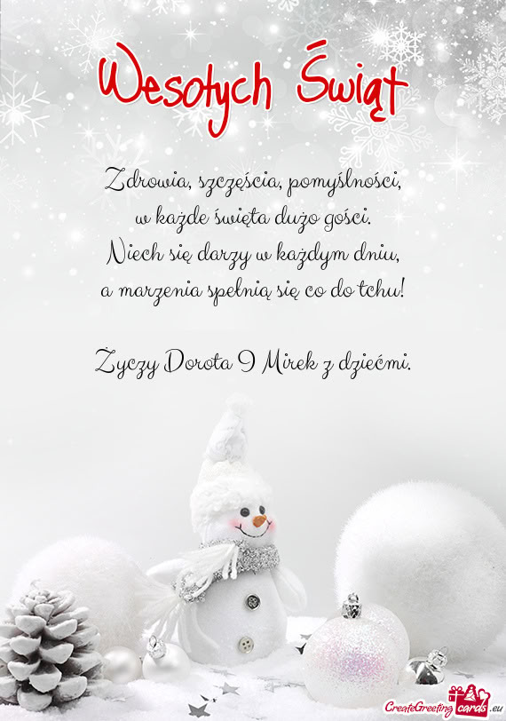 W każde święta dużo gości