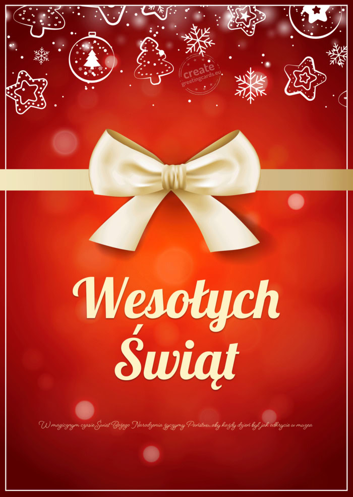 W magicznym czasie Świąt Bożego Narodzenia życzymy Państwu, aby każdy dzień był jak odkrycie