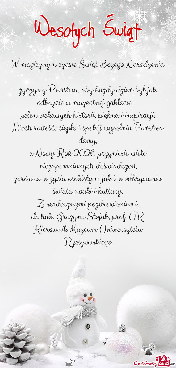 W magicznym czasie Świąt Bożego Narodzenia