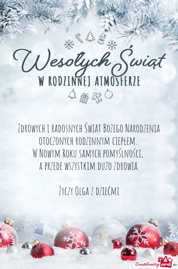 W Nowym Roku samych pomyślności