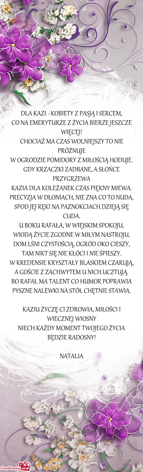 W OGRODZIE POMIDORY Z MIŁOŚCIĄ HODUJE