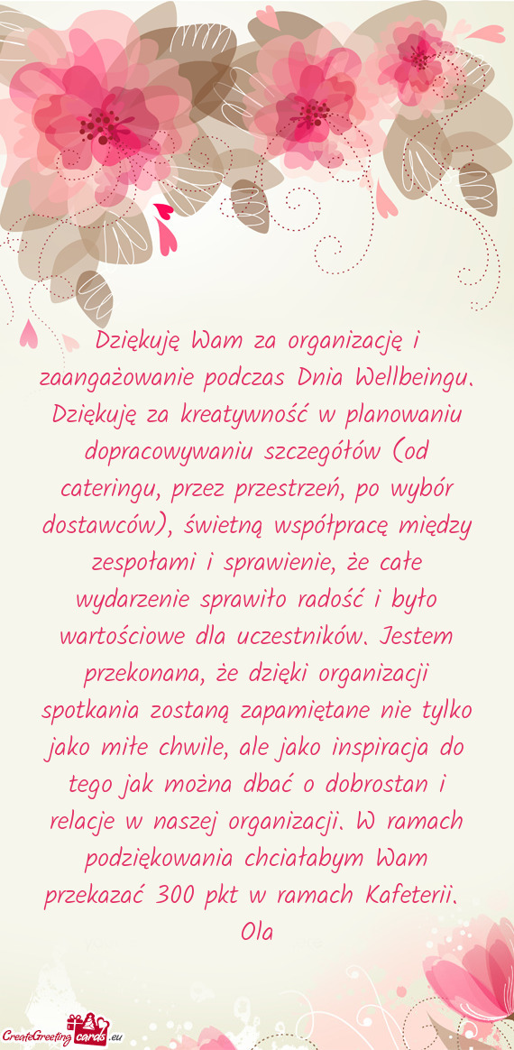 W planowaniu dopracowywaniu szczegółów (od cateringu, przez przestrzeń, po wybór dostawców)