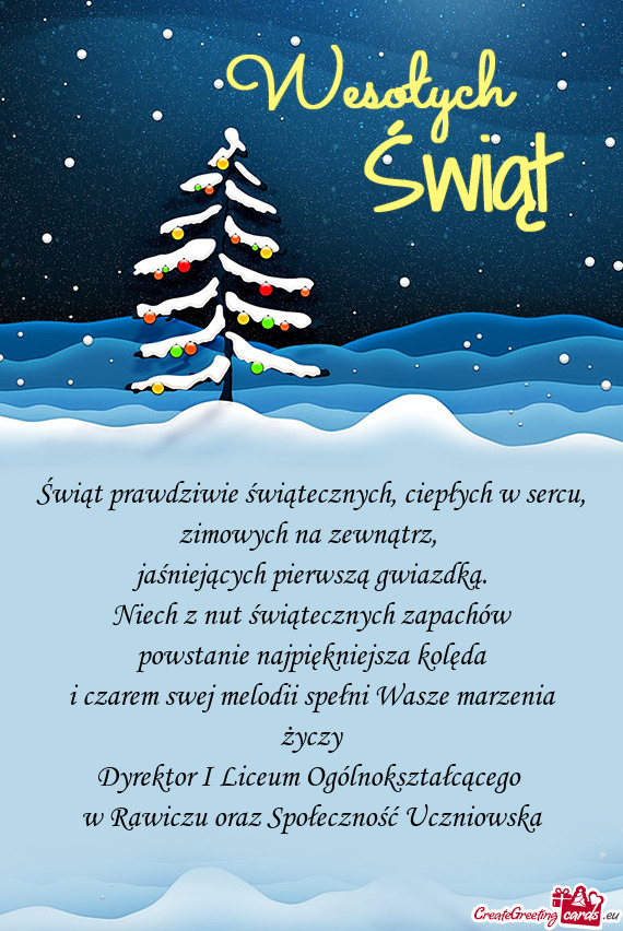 W Rawiczu oraz Społeczność Uczniowska