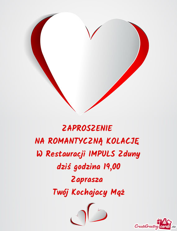 W Restauracji IMPULS Zduny