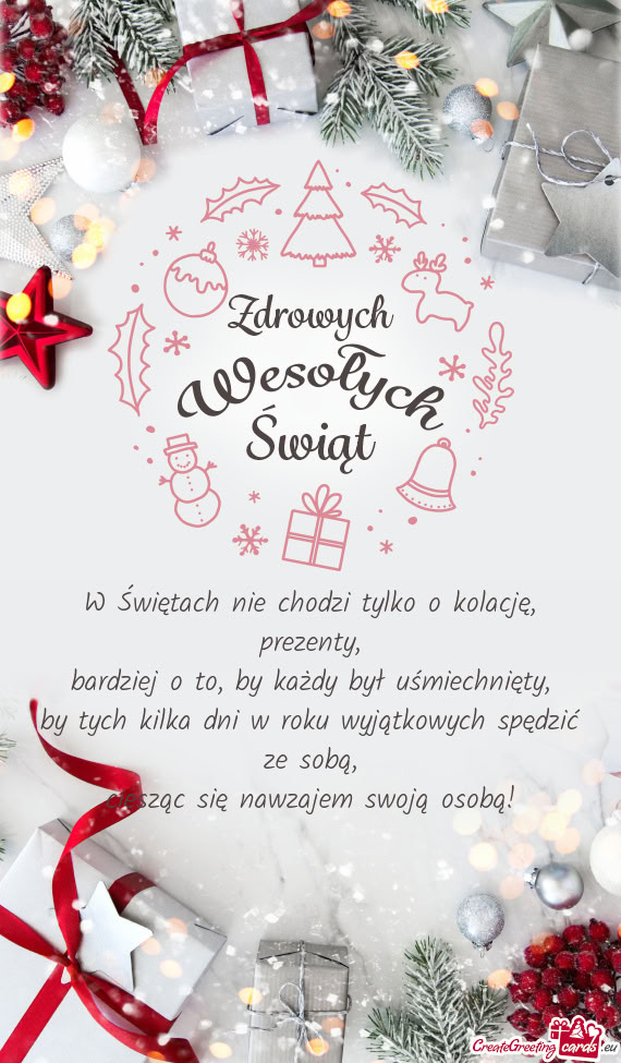 W Świętach nie chodzi tylko o kolację, prezenty
