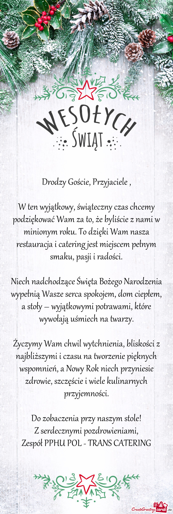 W ten wyjątkowy, świąteczny czas chcemy podziękować Wam za to, że byliście z nami w minionym