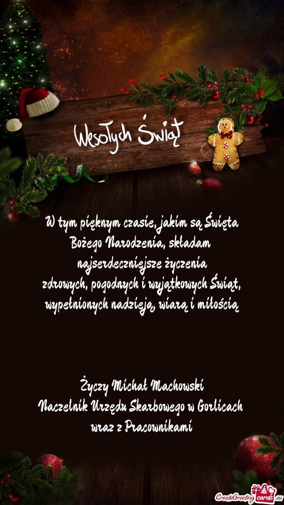 W tym pięknym czasie, jakim są Święta