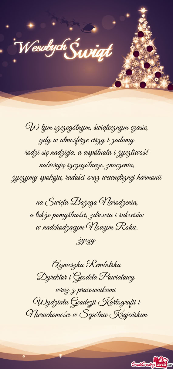 W tym szczególnym, świątecznym czasie