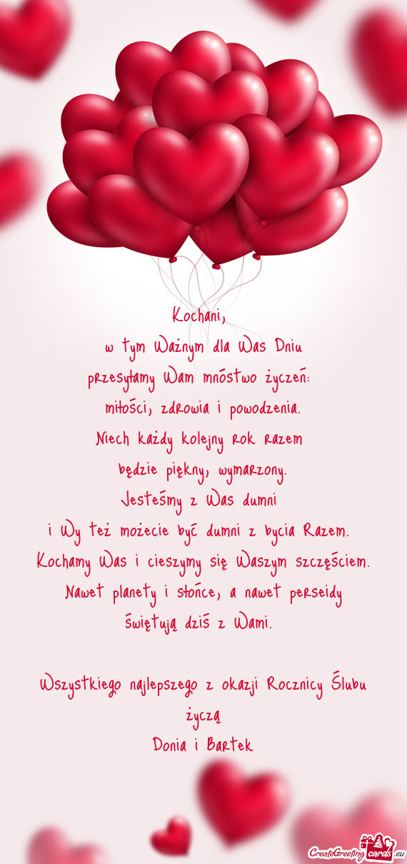 W tym Ważnym dla Was Dniu
