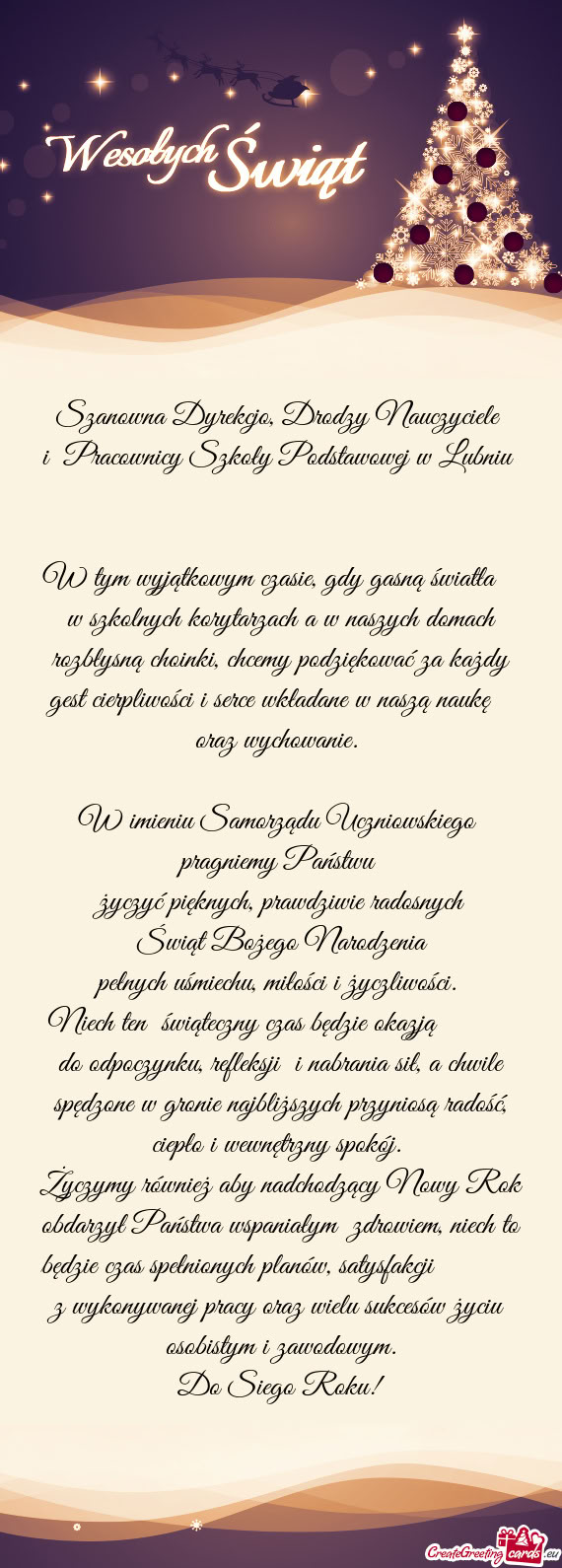 W tym wyjątkowym czasie, gdy gasną światła w szkolnych korytarzach a w naszych domach rozbły