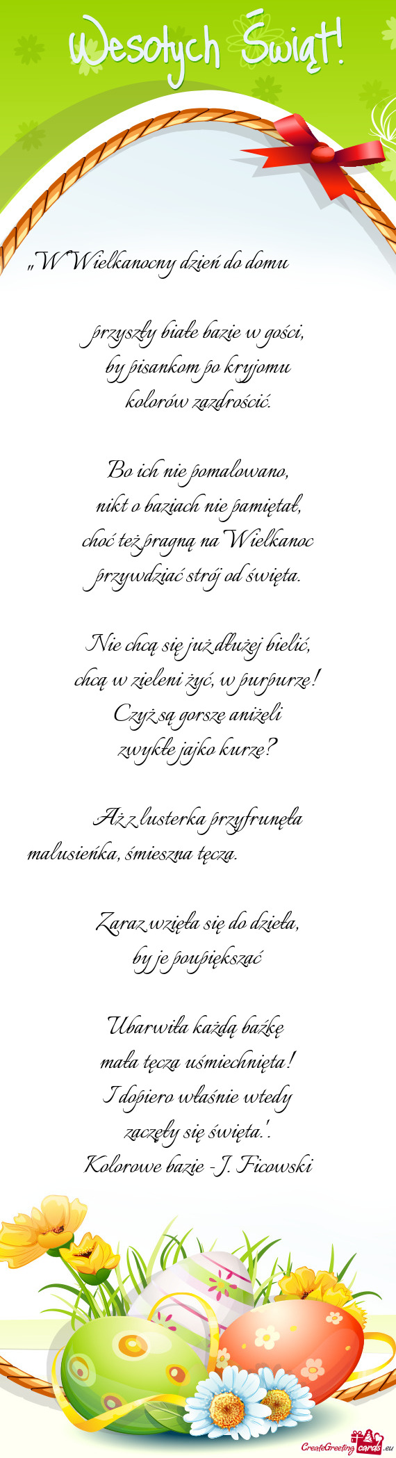 „W Wielkanocny dzień do domu