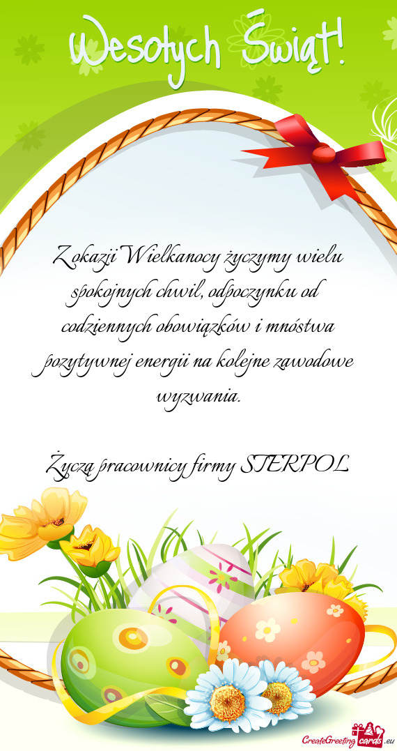 Wa pozytywnej energii na kolejne zawodowe wyzwania