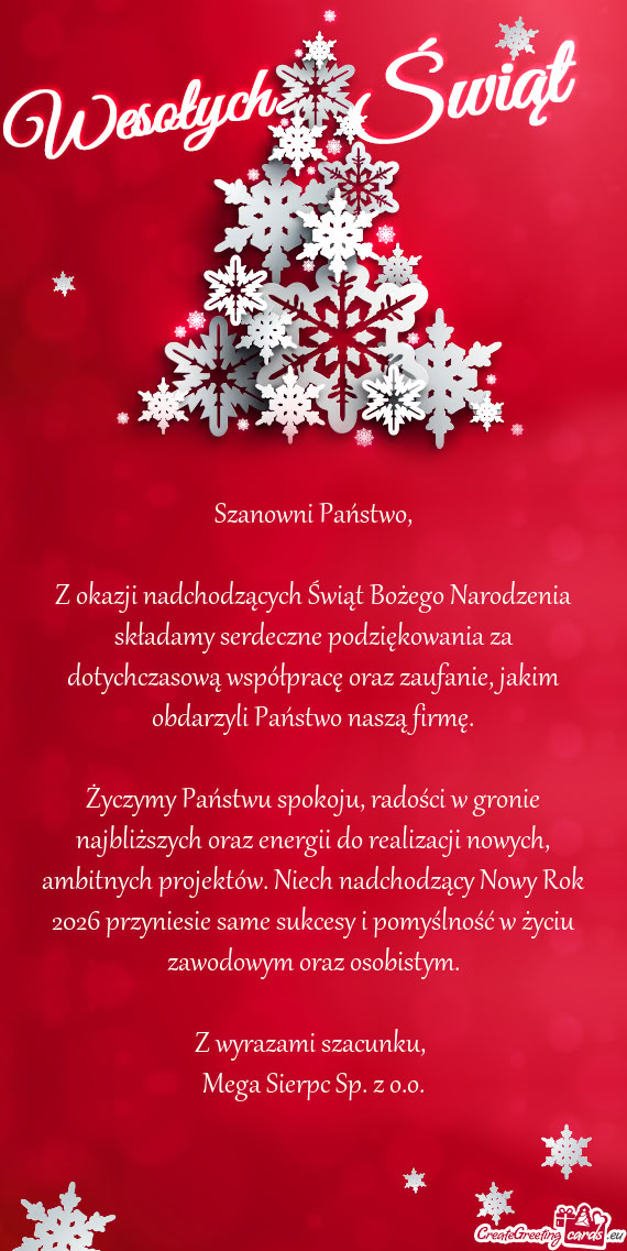 Wą współpracę oraz zaufanie, jakim obdarzyli Państwo naszą firmę