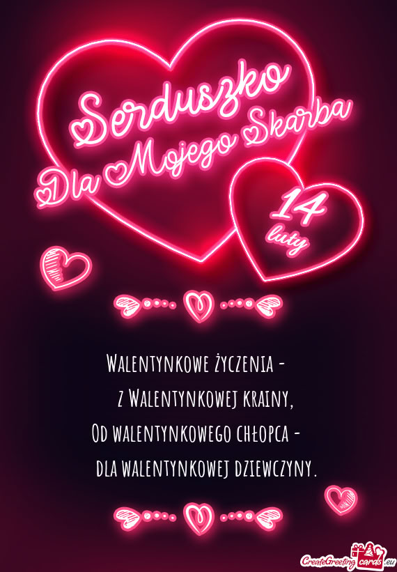 Walentynkowe życzenia