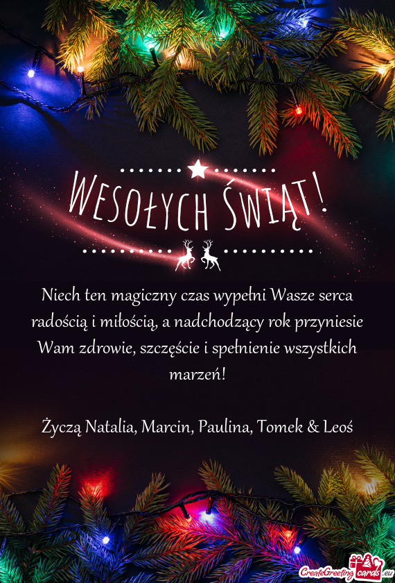 Wam zdrowie, szczęście i spełnienie wszystkich marzeń