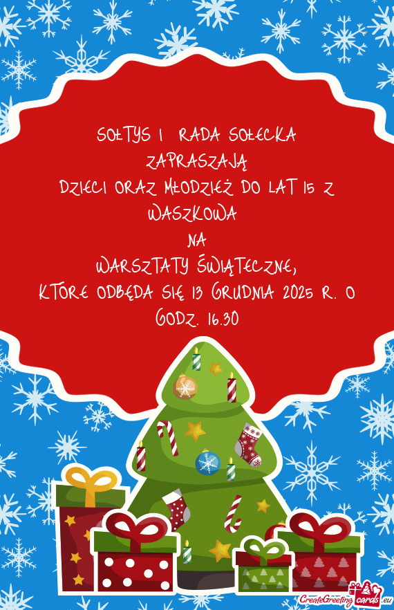 WARSZTATY ŚWIĄTECZNE