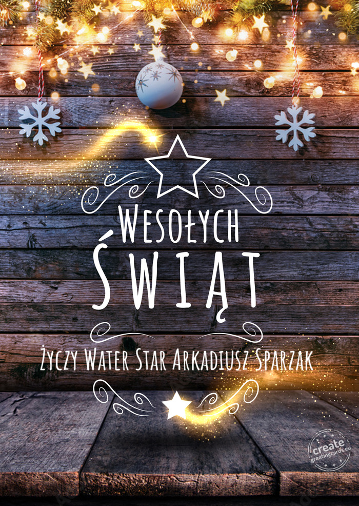 Water Star Arkadiusz Sparzak