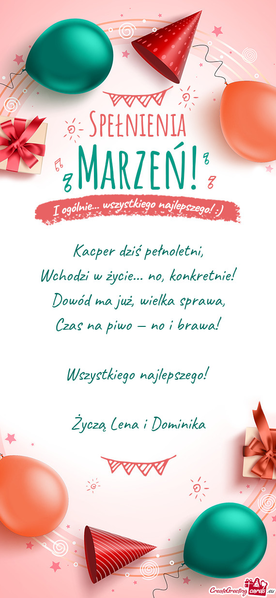 Wchodzi w życie… no, konkretnie