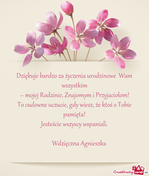 Wdzięczna Agnieszka