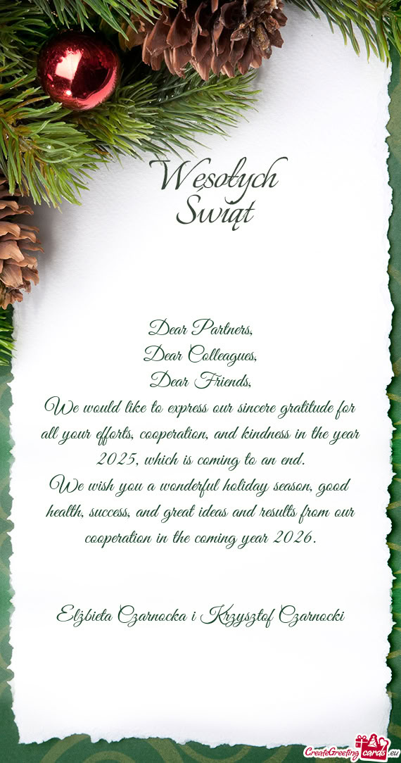 We would like to express our sincere gratitude for all your efforts, cooperation, and kindness in th