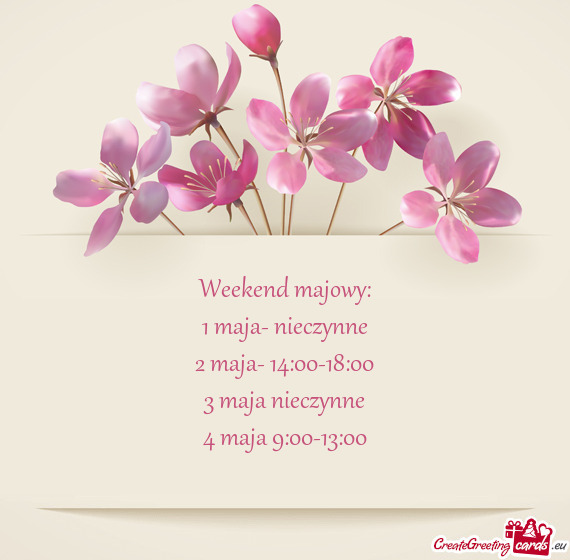 Weekend majowy