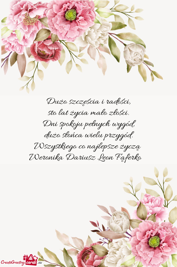 Weronika Dariusz Leon Fąferko ❤️