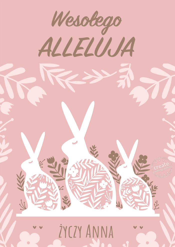 Wesołego Alleluja Anna