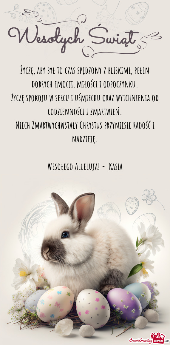 Wesołego Alleluja! - Kasia