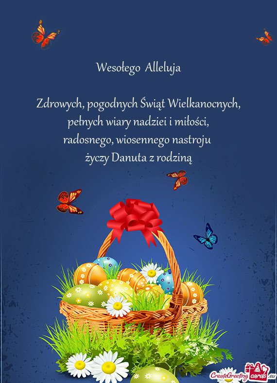 Wesołego Alleluja Zdrowych