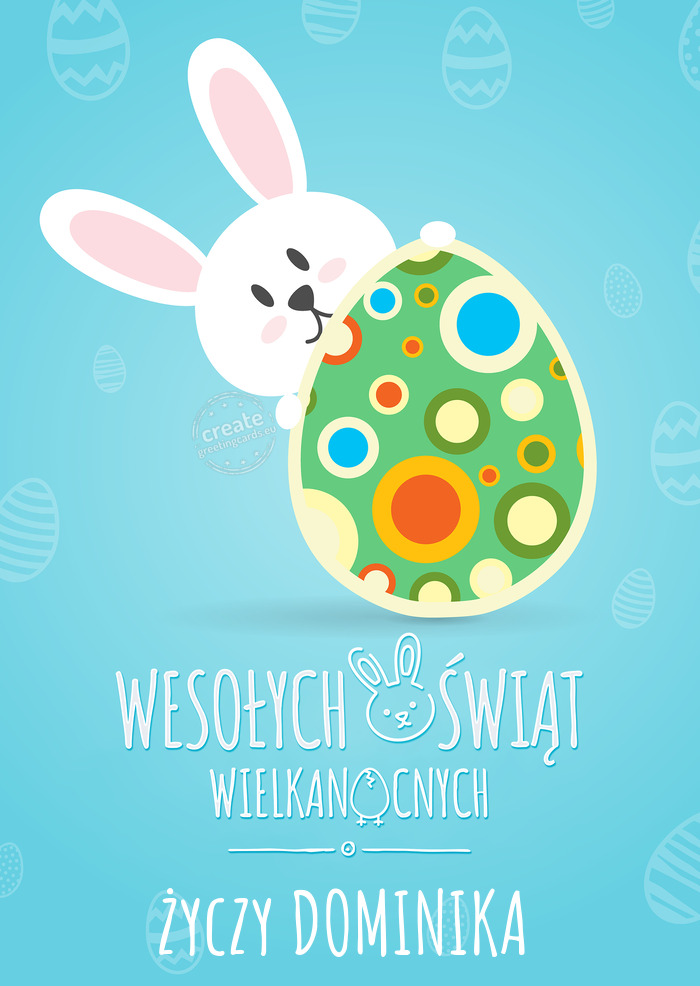 Wesołego jajka DOMINIKA