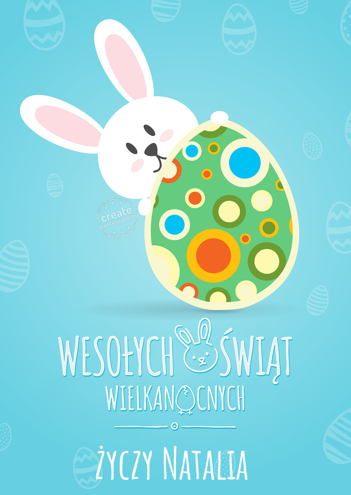 Wesołego jajka Natalia