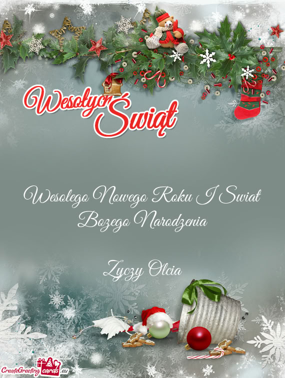 Wesolego Nowego Roku I Swiat Bozego Narodzenia