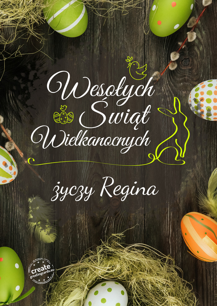Wesołego Świat Wielkanocnych Regina
