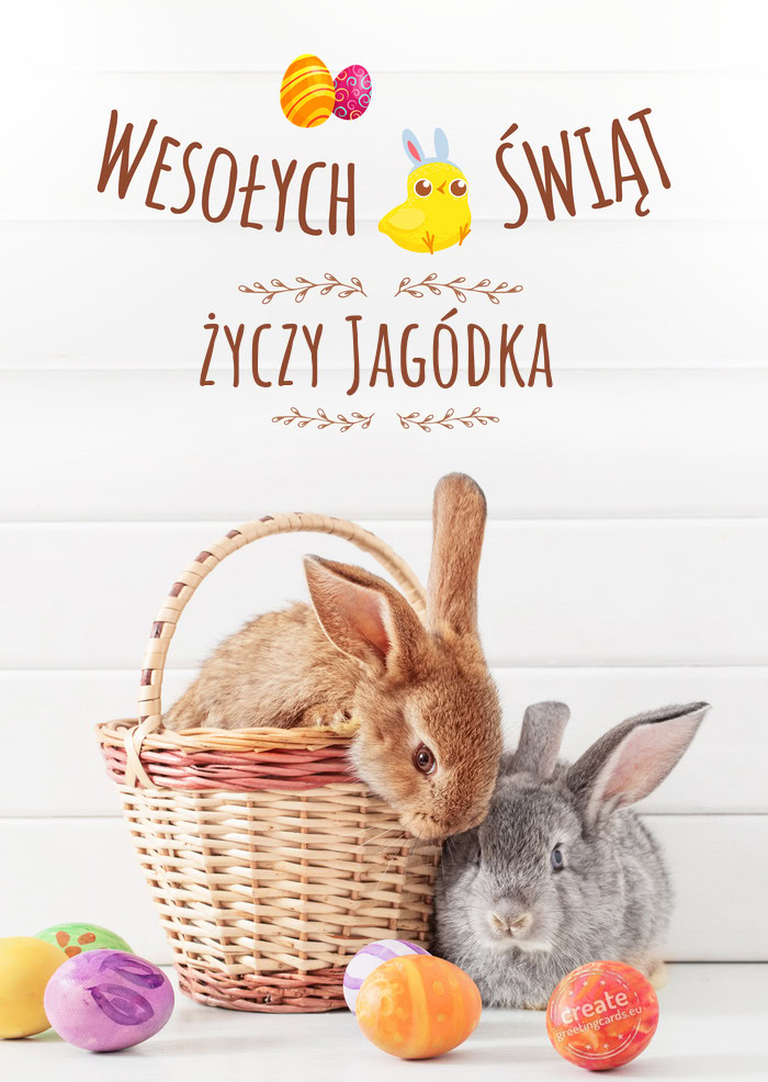 Wesołej Wielkanocy Jagódka