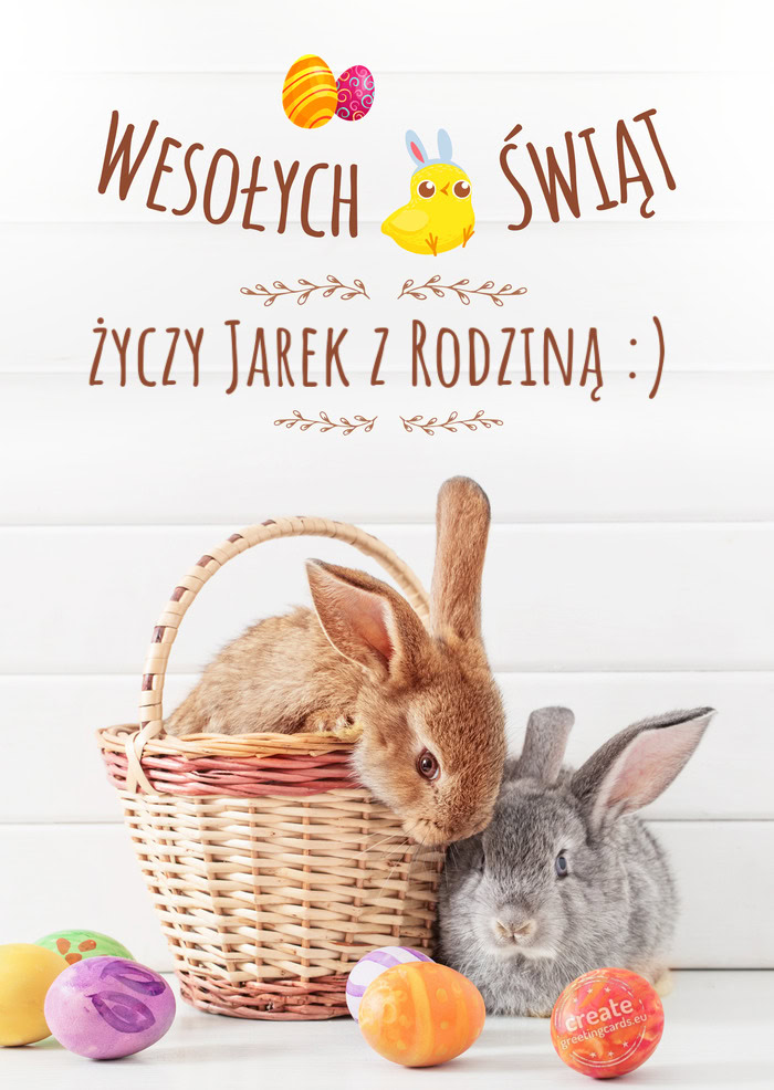 Wesołej Wielkanocy Jarek z Rodziną :)
